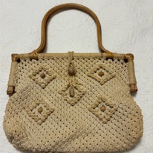Hippy Chic macrame bag